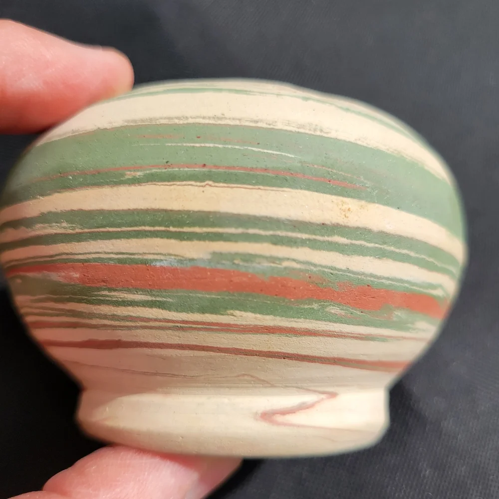 Silver Springs Pottery Vase Vintage ~ Swirled Design ~ Succulents ~ Propagation - Picture 15 of 16